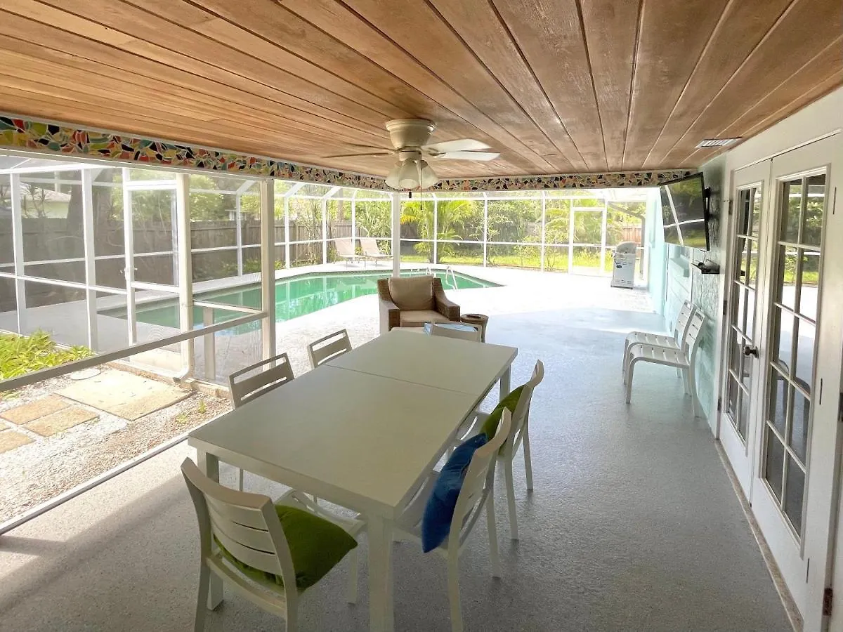 Clematis House Near Arlington Park With Heated Pool Sarasota
