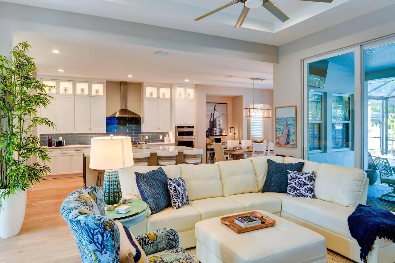 Vakantiehuis Luxury In Downtown Sarasota, Htd Pool/hot Tub *
