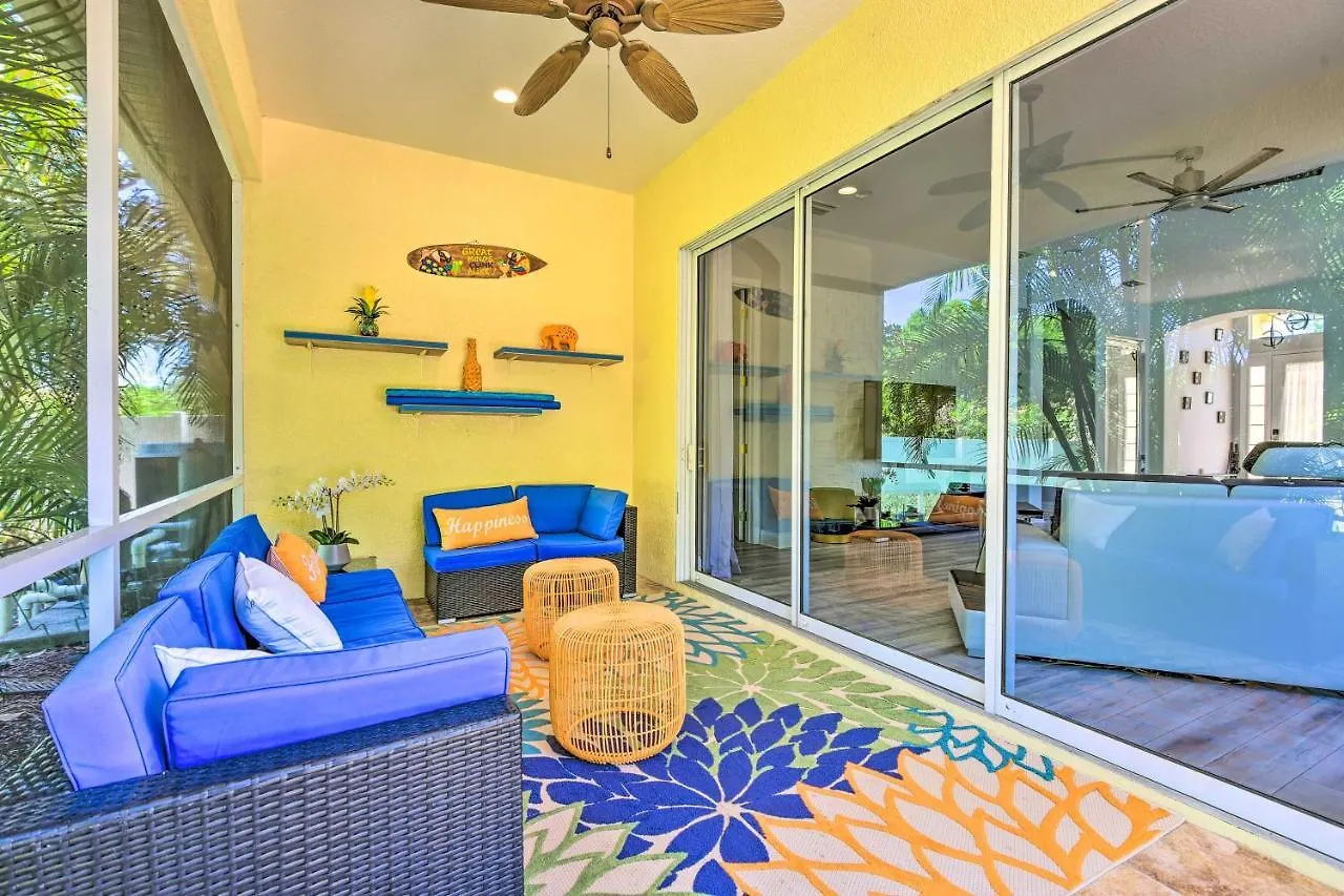 Holiday home Sun-soaked Oasis With Pool And Hot Tub! *