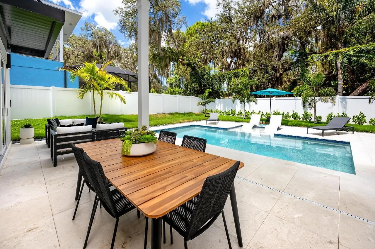 #4 Tropical Paradise With Saltwater Heated Pool 10 Min To Siesta Key * Sarasota