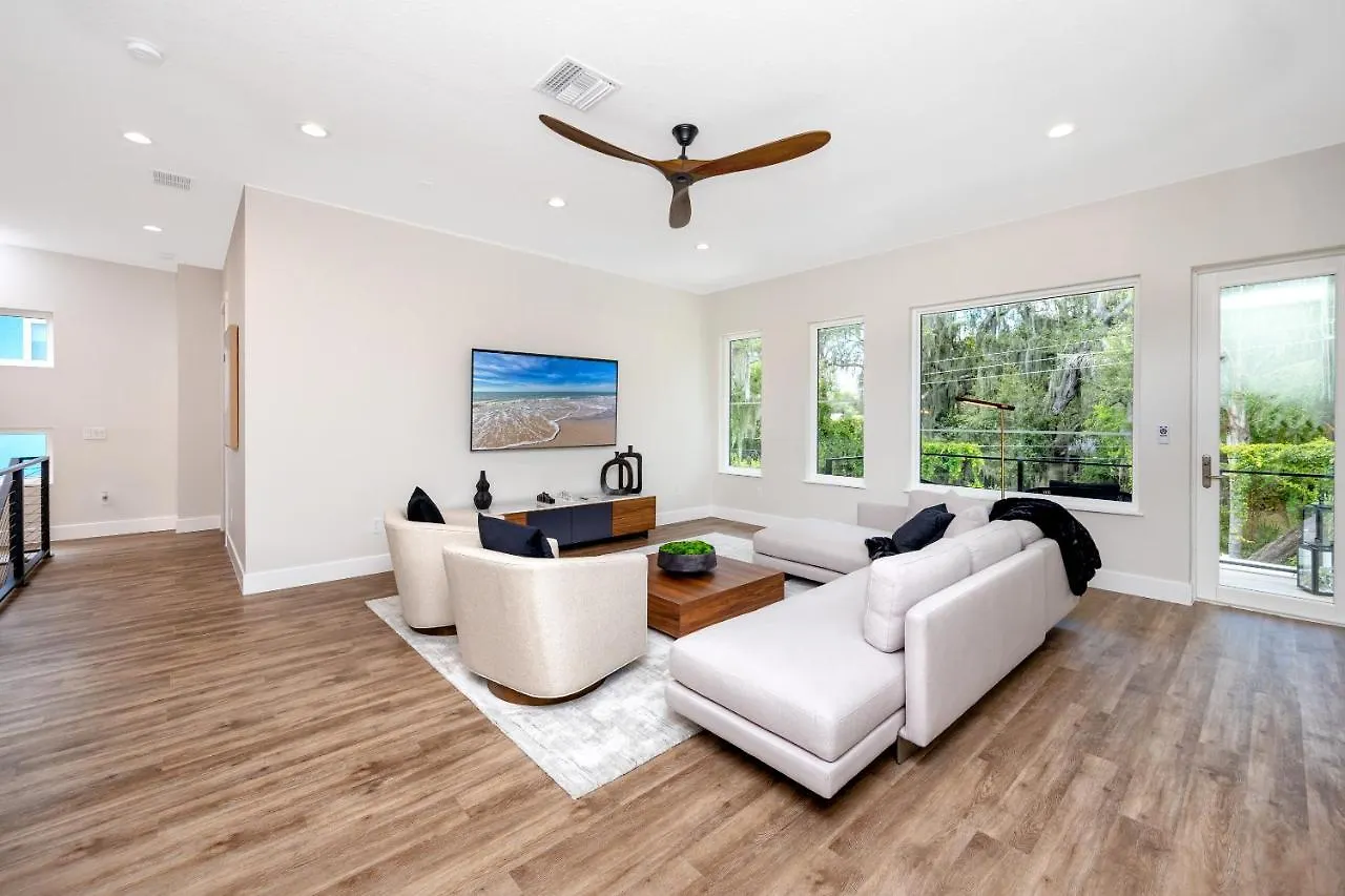 #4 Tropical Paradise With Saltwater Heated Pool 10 Min To Siesta Key *