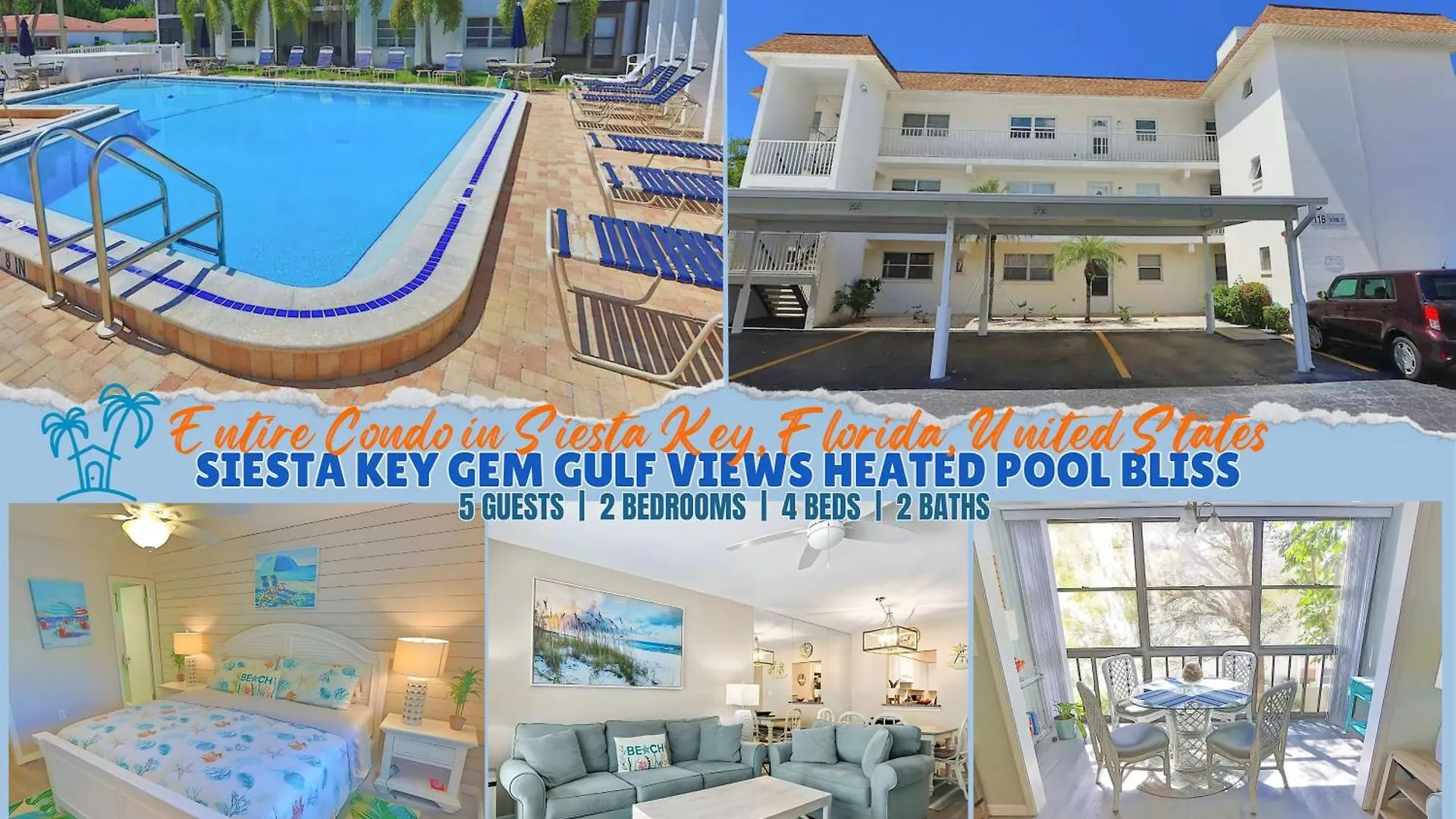 Updated With Pool, Walk To Crescent & Restaurants! *