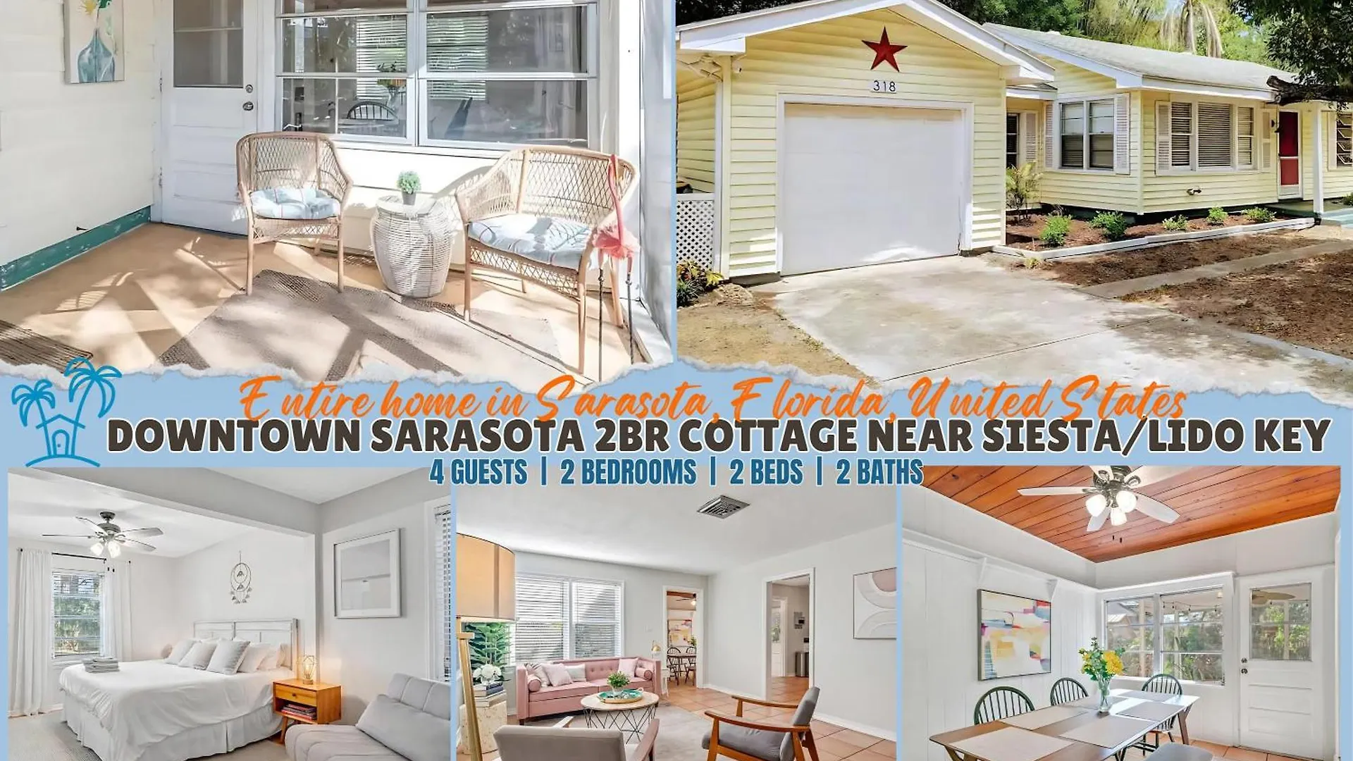 Holiday home Downtown 2br Near Siesta Lido Key