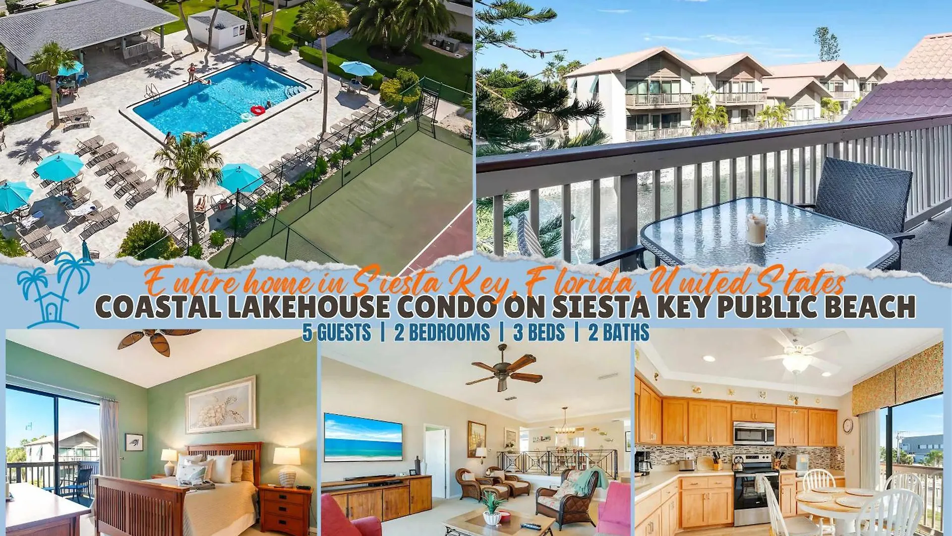 Upgraded House Across Siesta Key * Sarasota