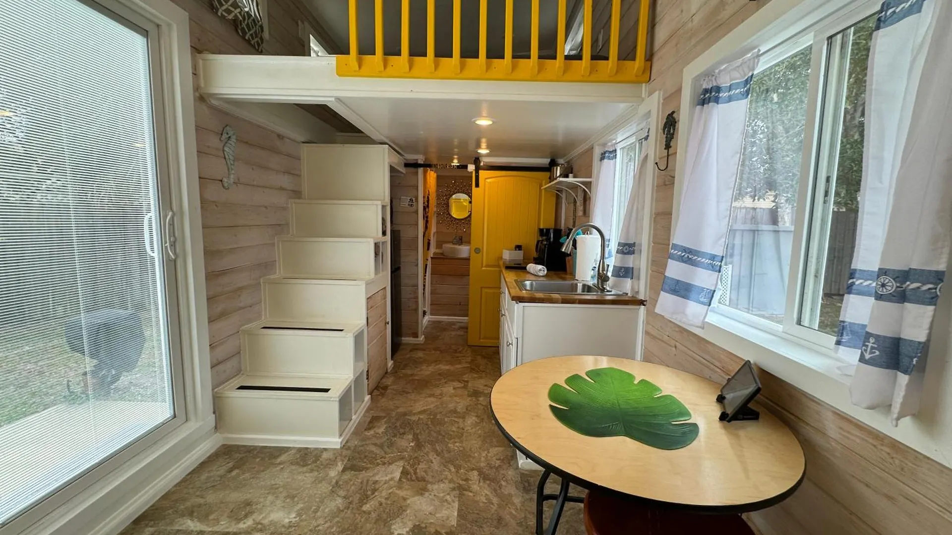 Tiny House - Yellow Lifeguard Stand