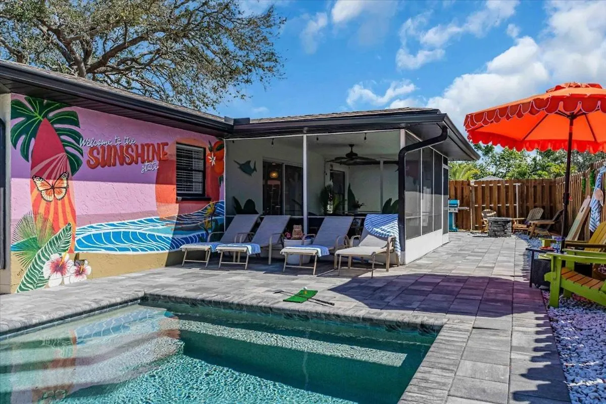 Fun 4Bd Saltwater Pool Oasis Games Near Beaches Holiday home *
