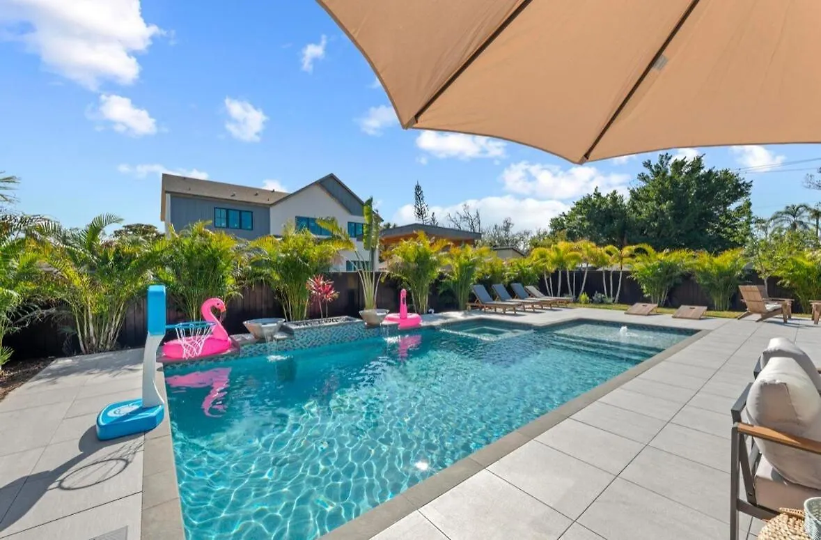 Coastal Luxe, Saltpool Spa, 5miles To Siesta