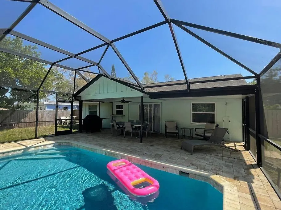 Дом отдыха New England 3bd 2bt Heated Pool Close To Siesta *