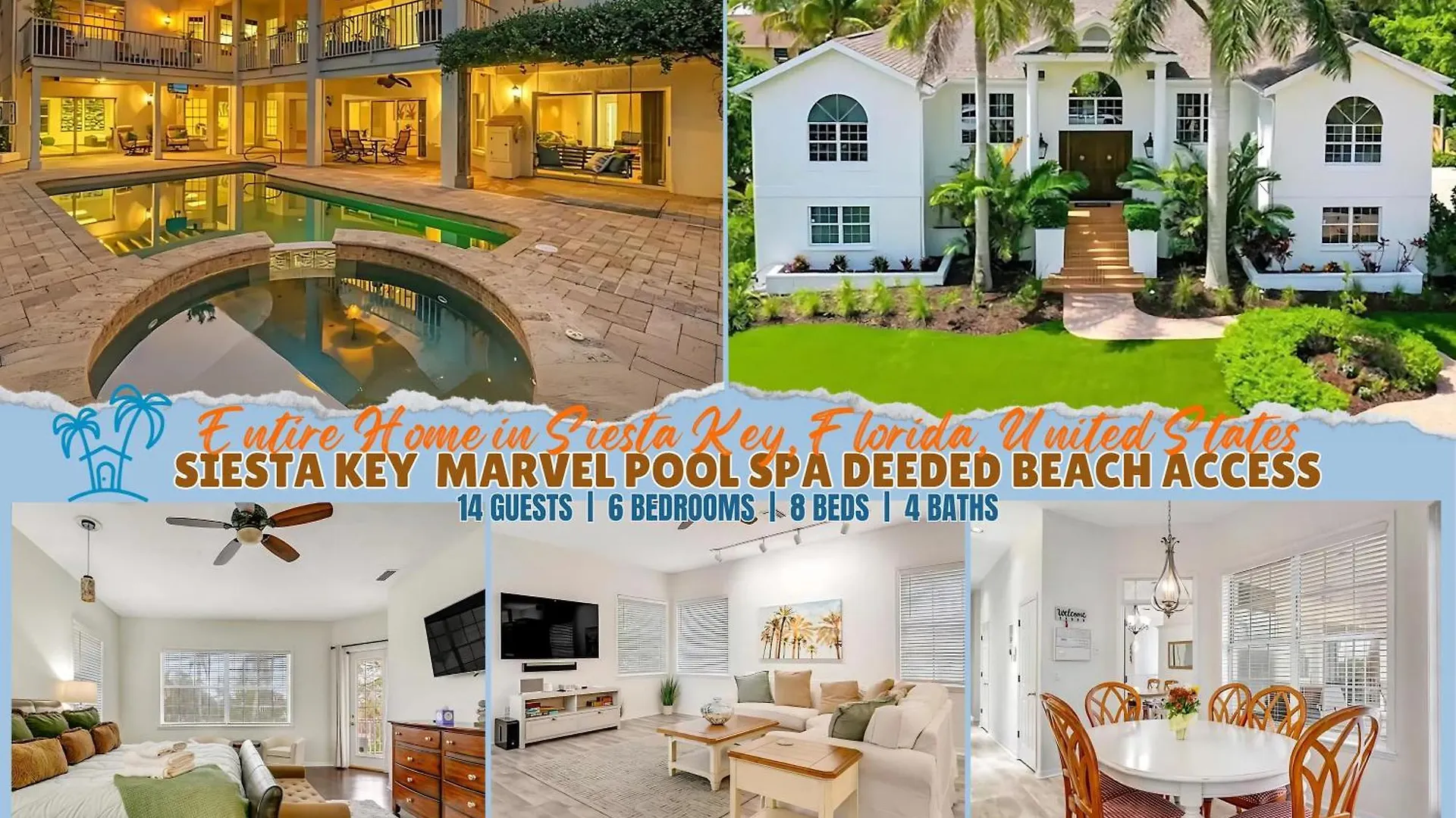 Prázdninový dům Siesta Key Marvel Pool Deeded Access *
